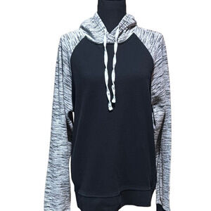 Brooklyn Cloth Black Gray Hoodie Size Large